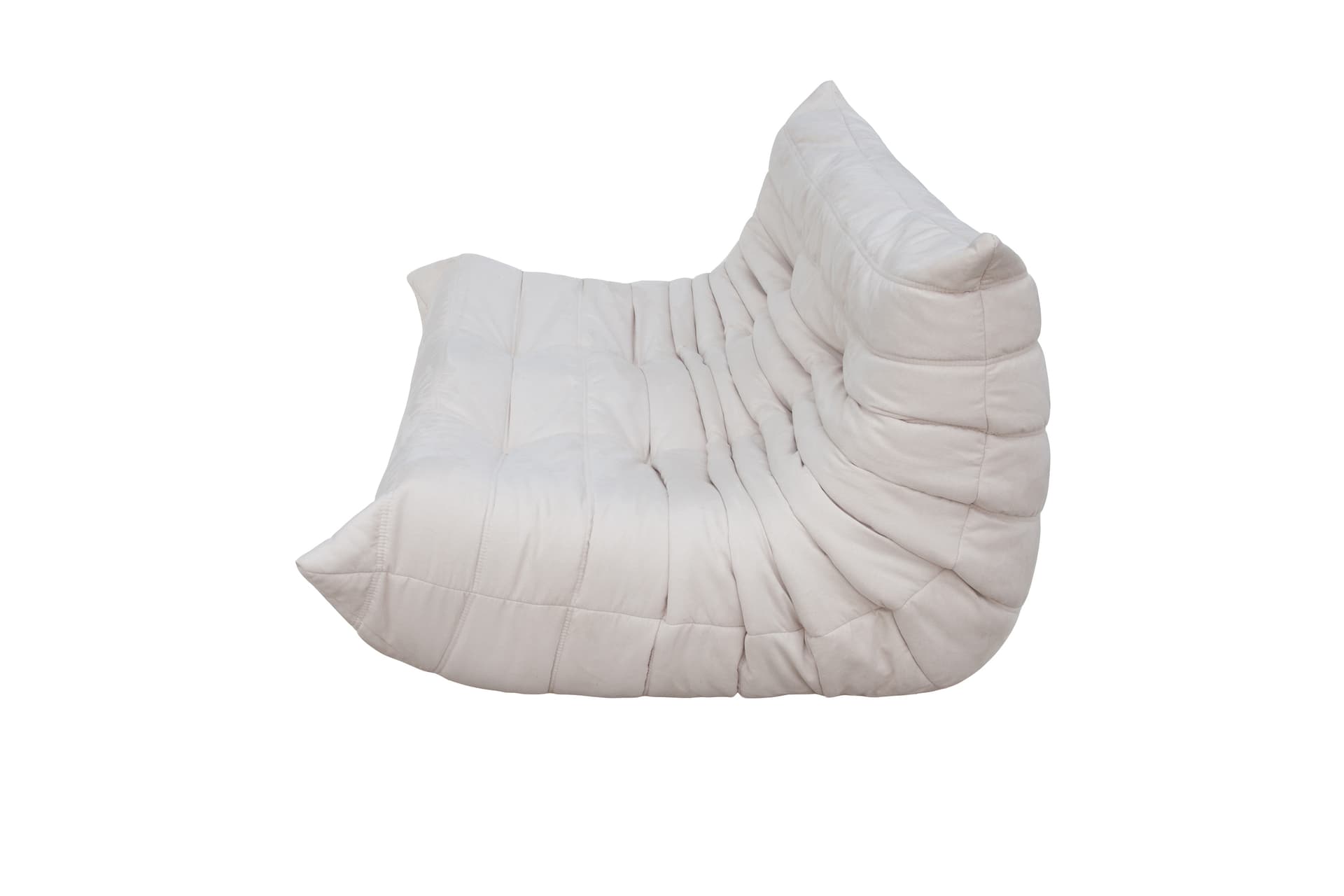 Sofa Togo dwuosobowa, mikrofibra off-white - 52414