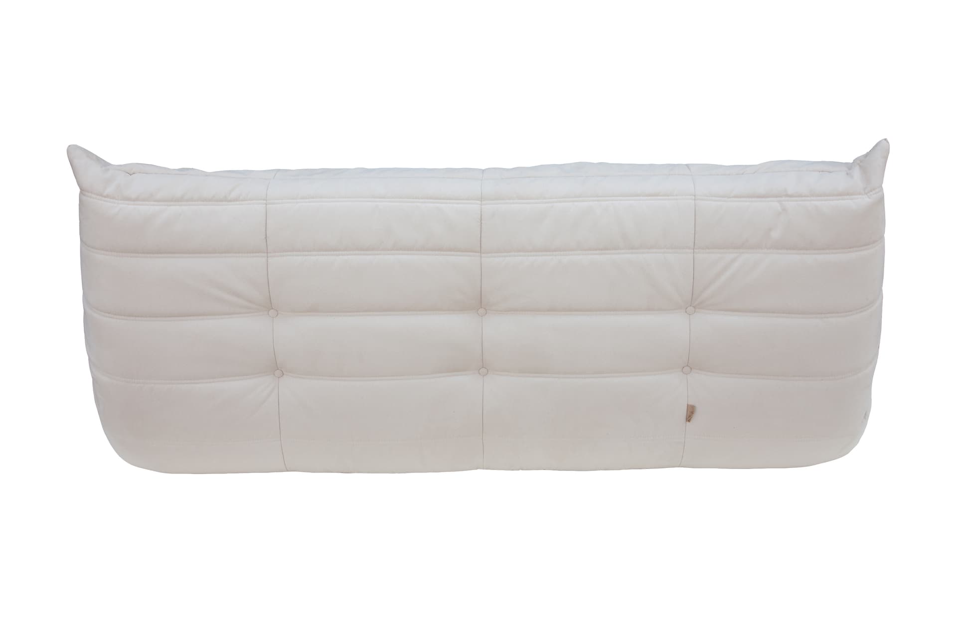 Sofa Togo trzyosobowa, mikrofibra off-white - 52406