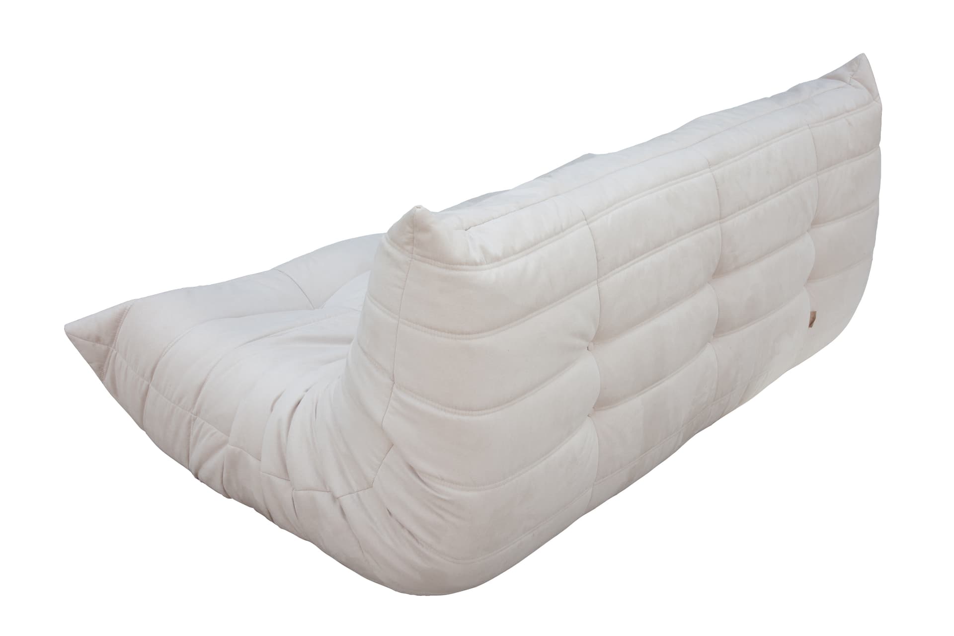 Sofa Togo trzyosobowa, mikrofibra off-white - 52407