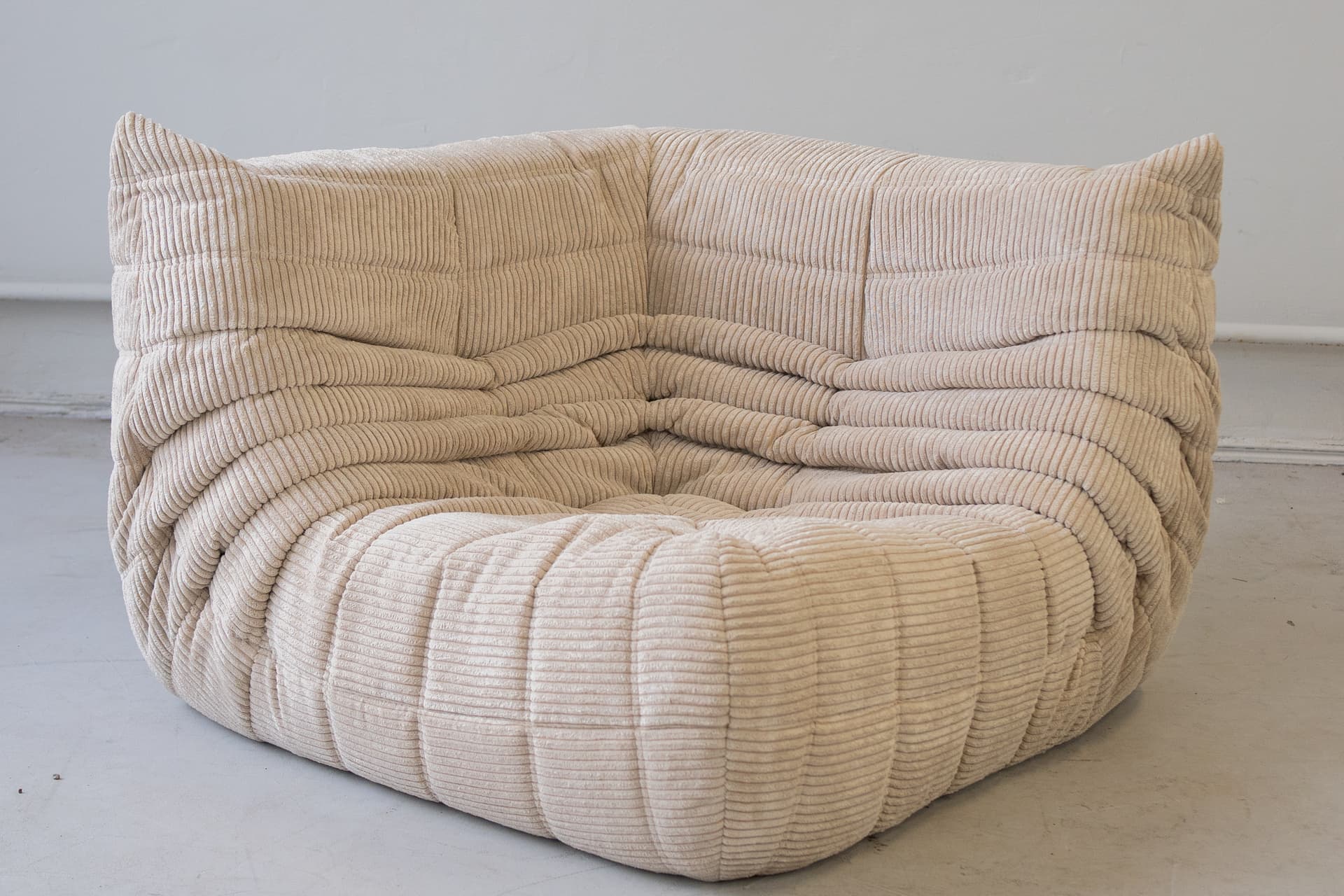 Zestaw wypoczynkowy Togo 5 części, cord beżowy - 52559