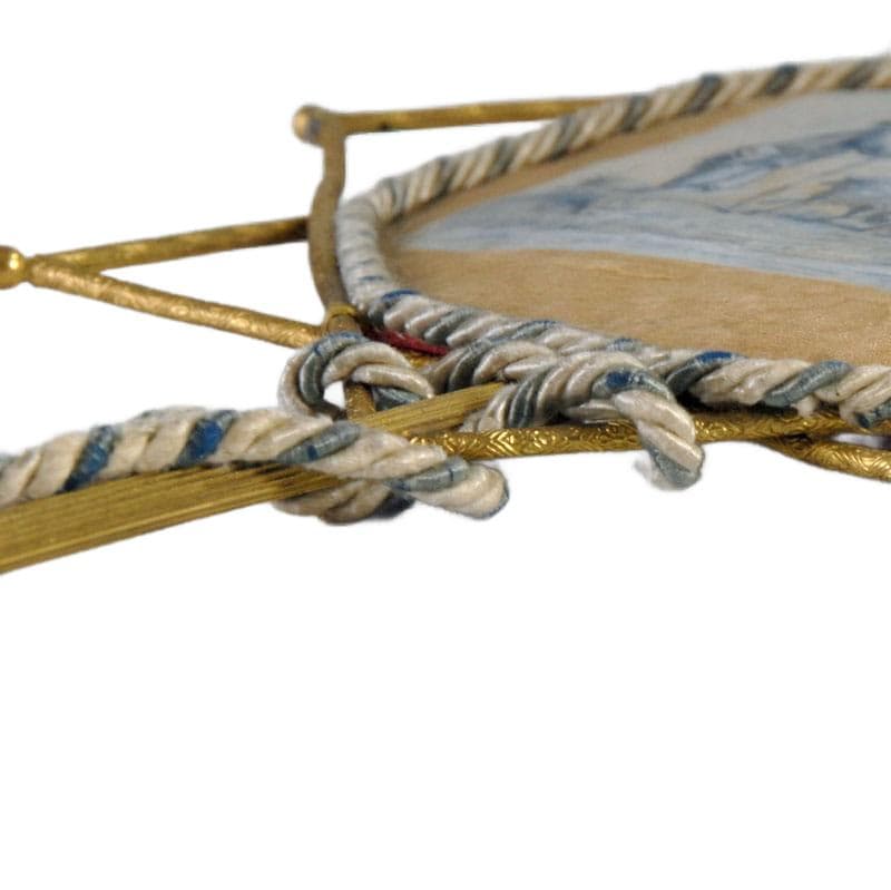 Złoty wachlarz kominkowy, Francja, poł. XIX w. - 4880