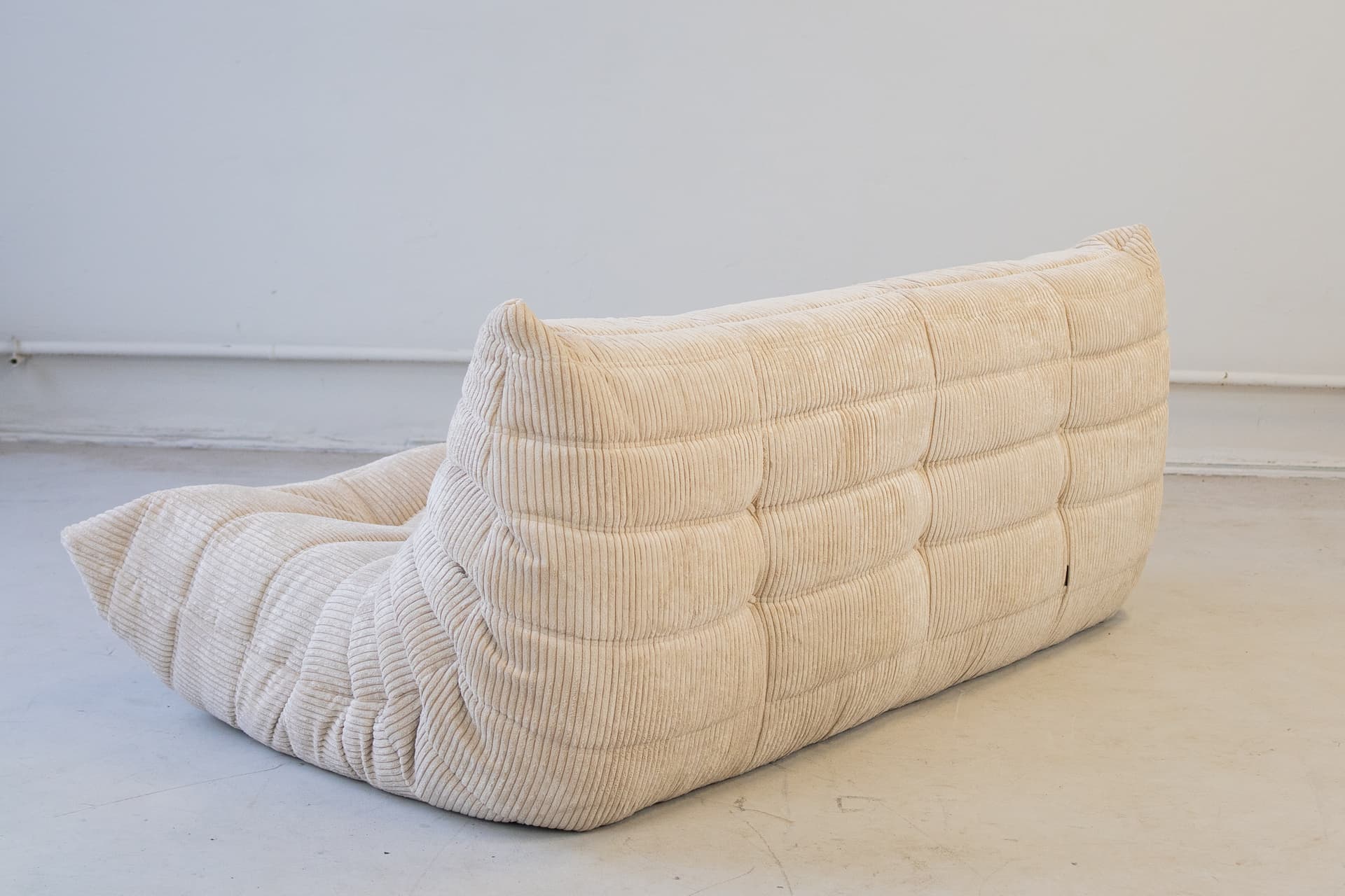 Sofa Togo trzyosobowa, cord beżowy - 52505