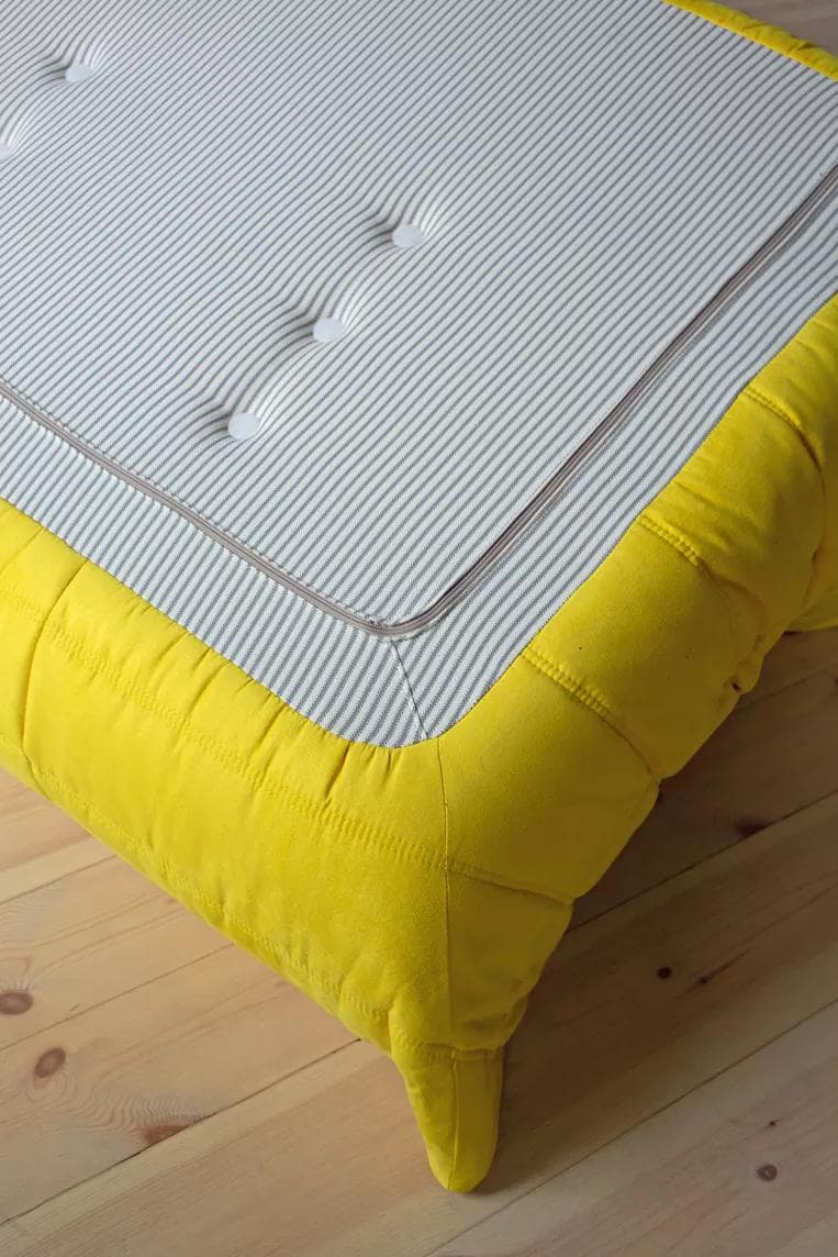 Sofa Togo dwuosobowa, velvet szary ciepły - 165066