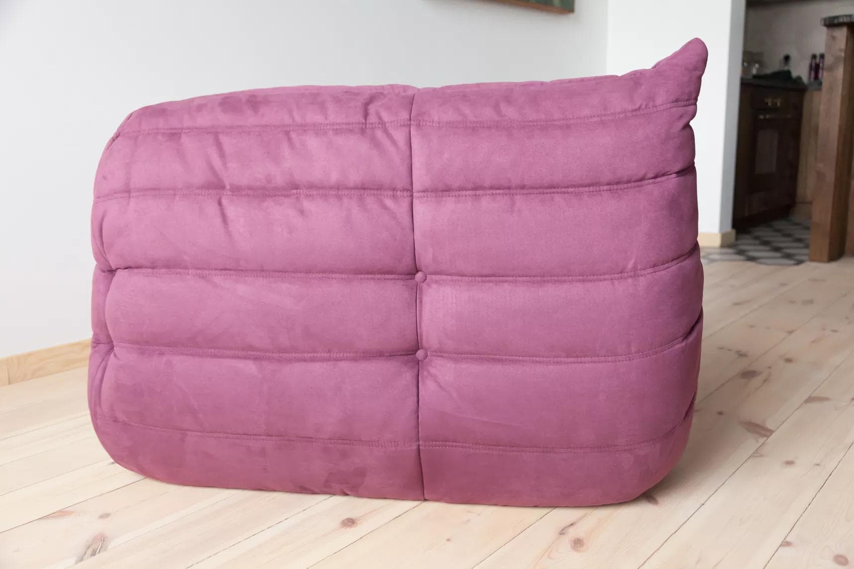 Narożnik Togo, mikrofibra bakłażan - 165769