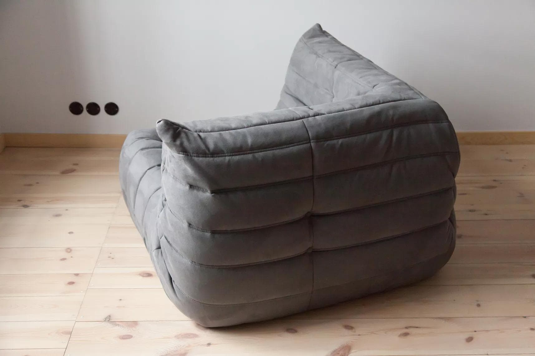 Narożnik Togo, mikrofibra szara - 165090