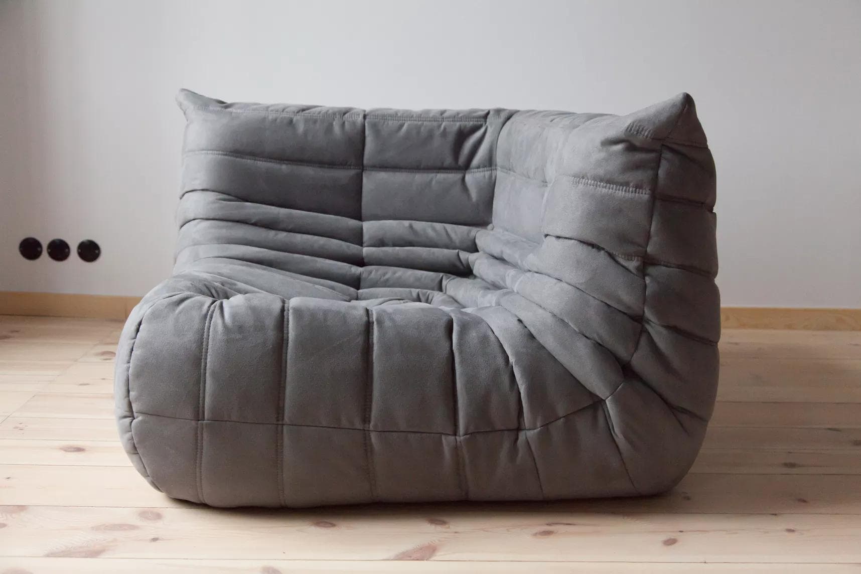 Narożnik Togo, mikrofibra szara - 165085