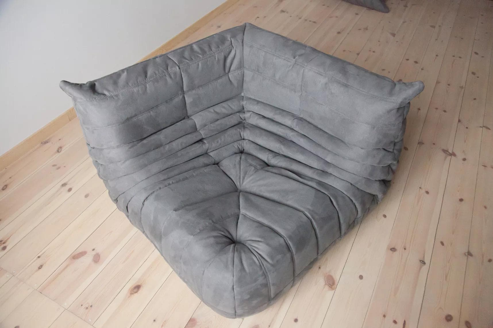 Narożnik Togo, mikrofibra szara - 165086