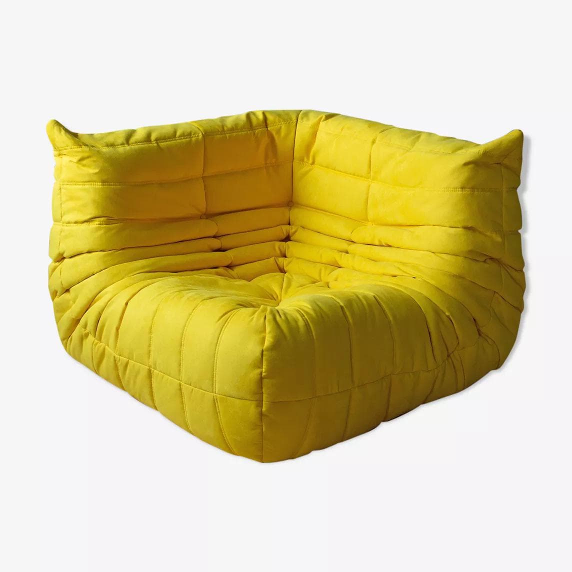 Narożnik Togo, mikrofibra cytrynowy żółty - 165835