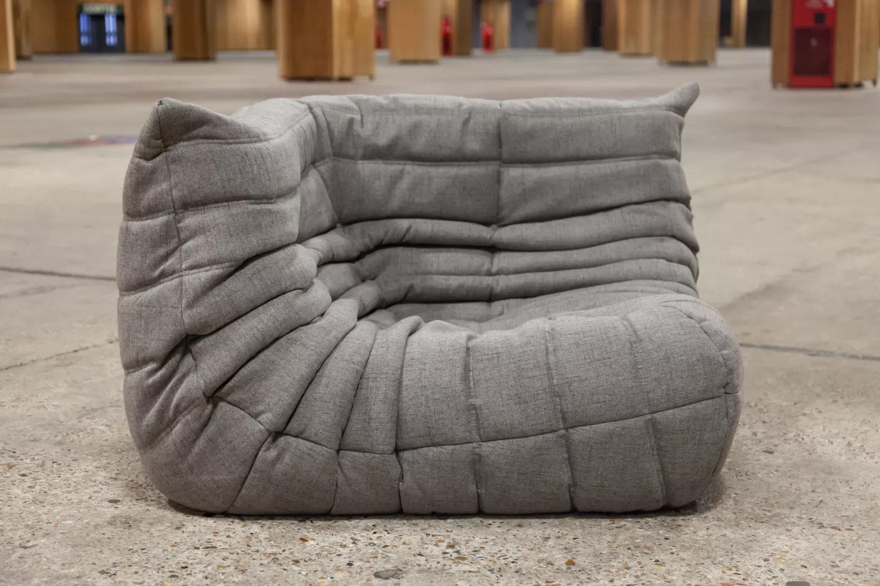 Narożnik Togo, tekstylia ciepły szary - 165828