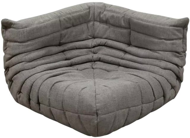 Narożnik Togo, tekstylia ciepły szary - WYMIARY