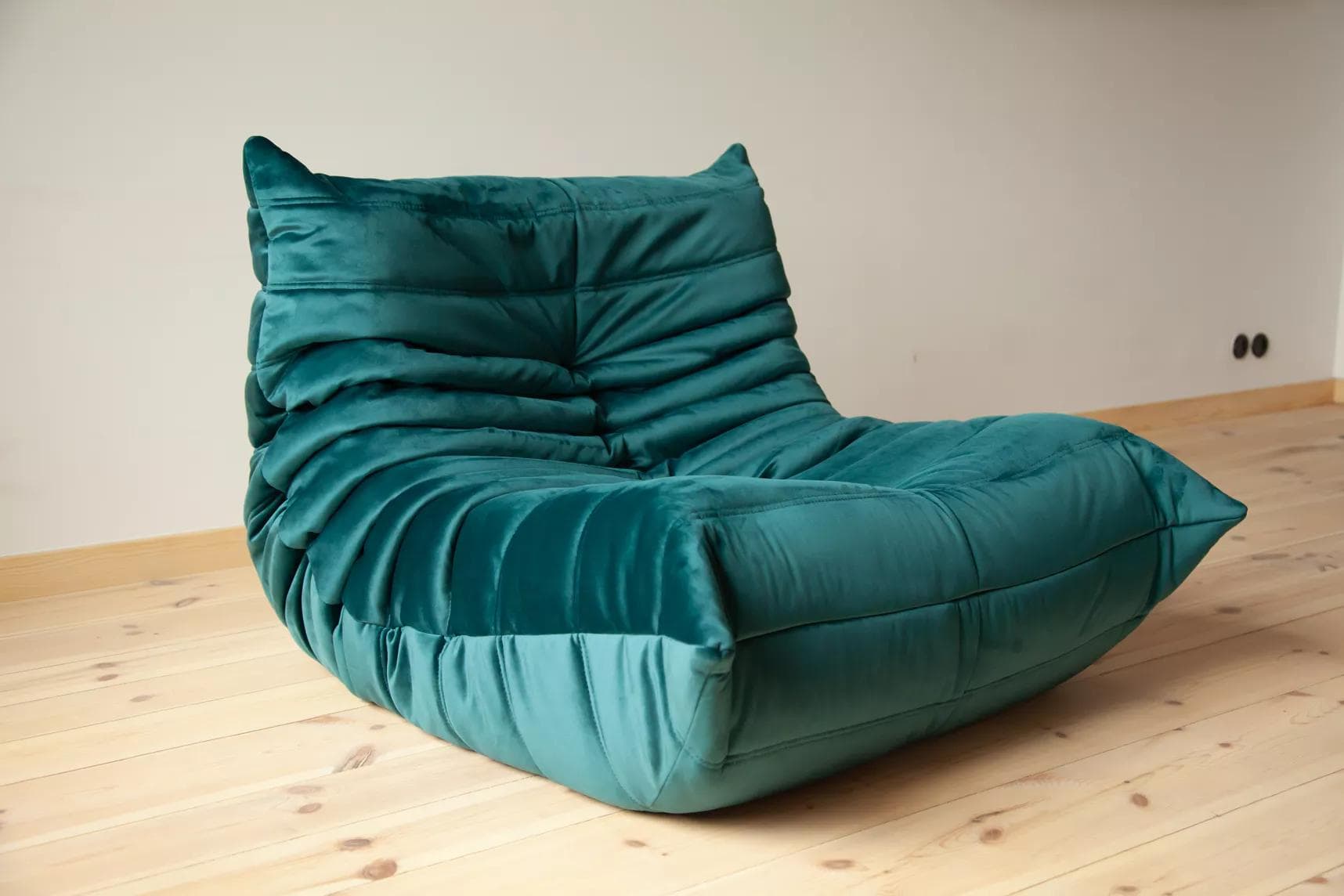 Fotel wypoczynkowy Togo, velvet zielony cyraneczka - 165151