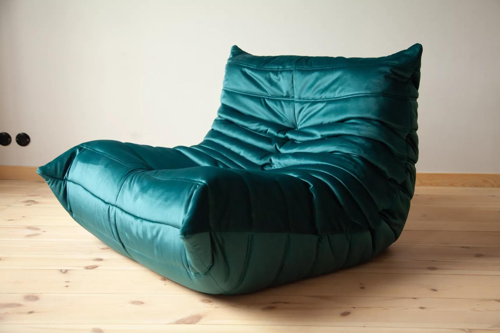 Fotel wypoczynkowy Togo, velvet zielony cyraneczka - 165149