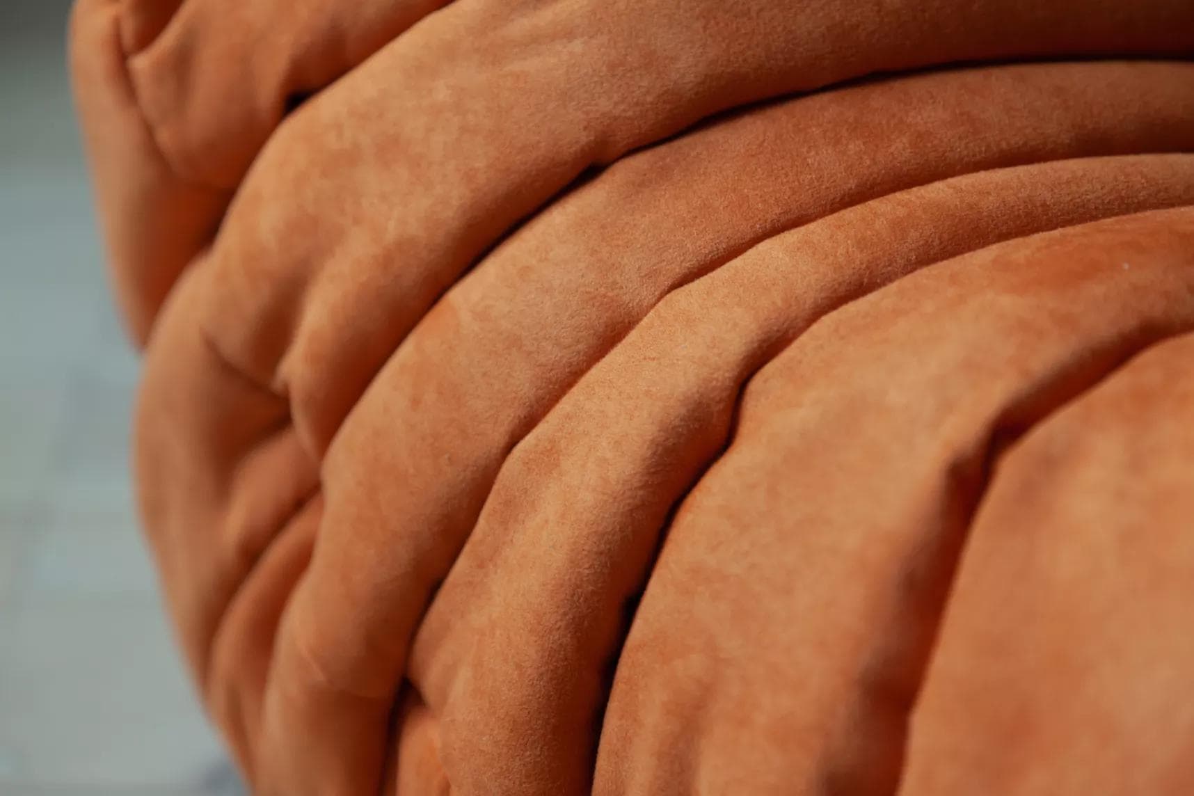 Fotel wypoczynkowy Togo, mikrofibra pomarańcz - 165739