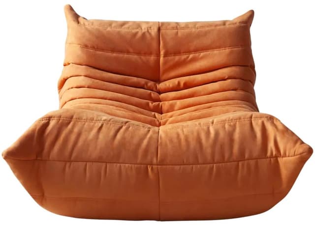 Fotel wypoczynkowy Togo, mikrofibra pomarańcz - WYMIARY