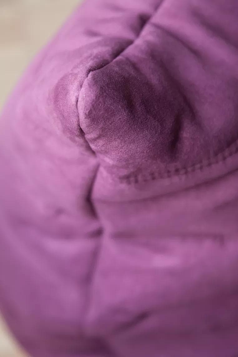 Fotel wypoczynkowy Togo, mikrofibra bakłażan - 165731