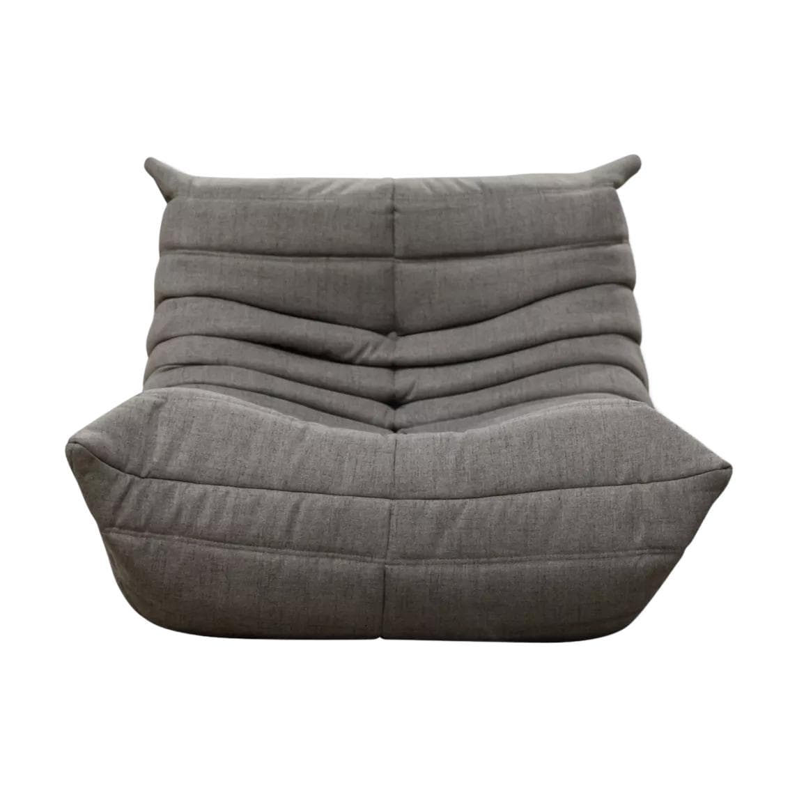 Fotel wypoczynkowy Togo, tekstylia ciepły szary