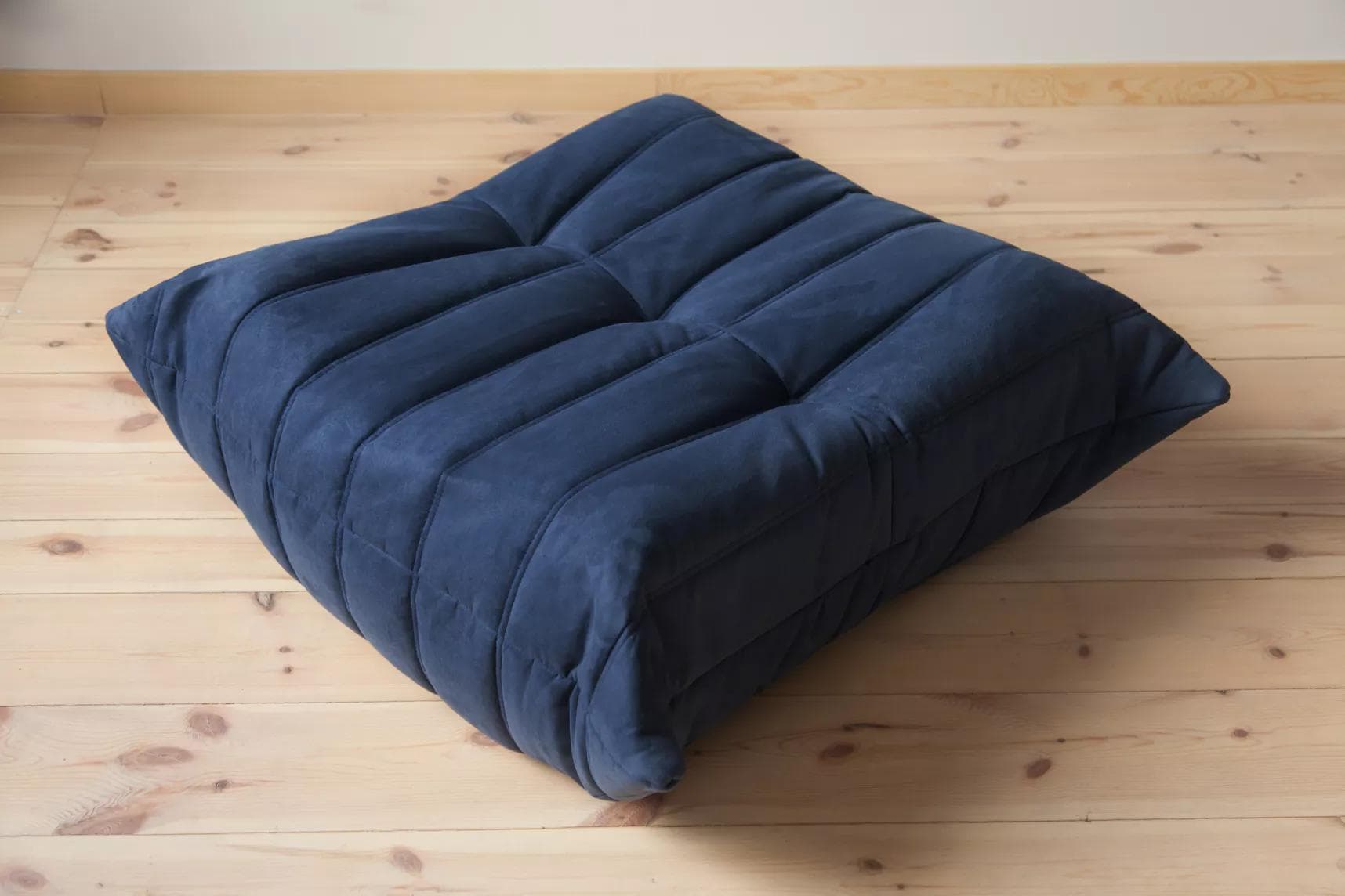 Podnóżek Togo, mikrofibra granatowy - 165618