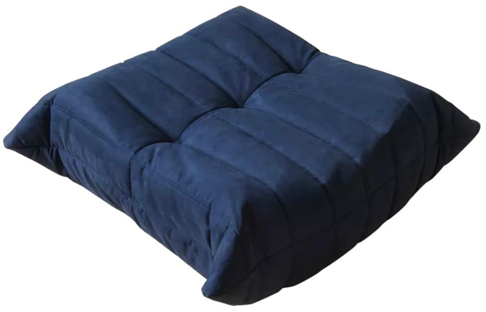 Podnóżek Togo, mikrofibra granatowy - 59577