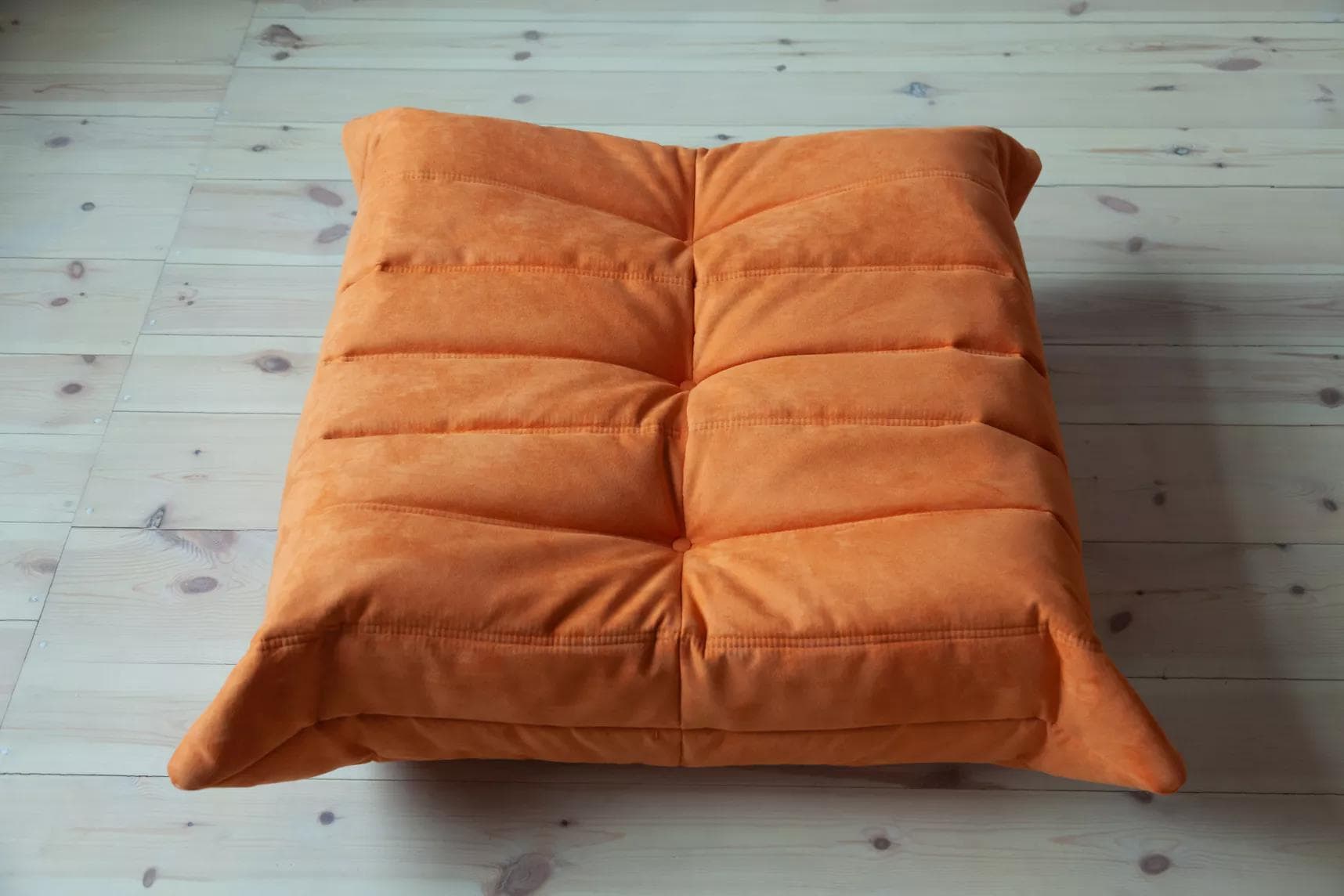 Podnóżek Togo, mikrofibra pomarańcz - 165643