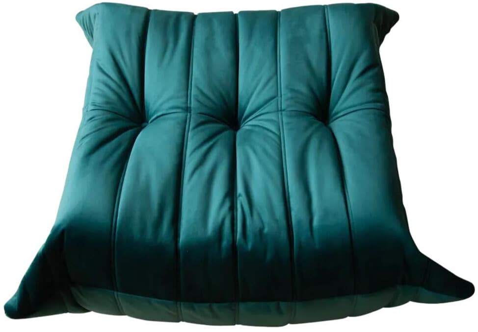 Podnóżek Togo, velvet zielony cyraneczka - 59611