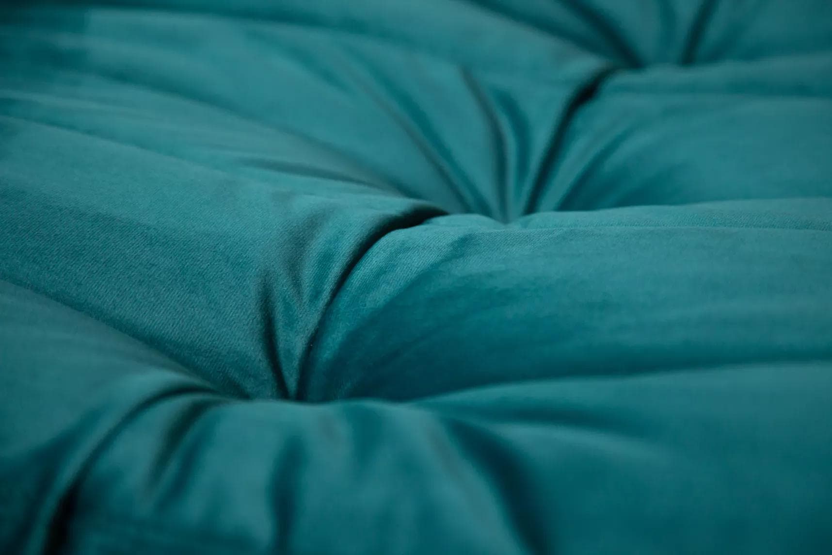 Podnóżek Togo, velvet zielony cyraneczka - 165966