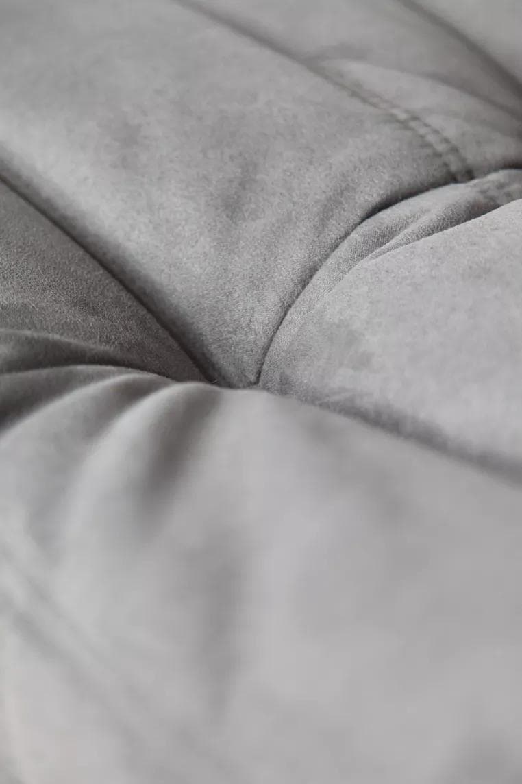 Podnóżek Togo, mikrofibra szara - 165557