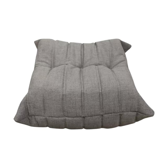 Podnóżek Togo, tekstylia ciepły szary - WYMIARY