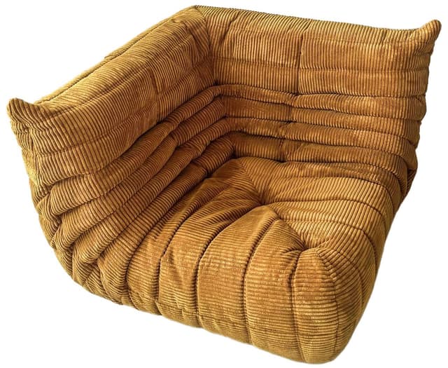 Narożnik Togo, cord piaskowy brąz - WYMIARY