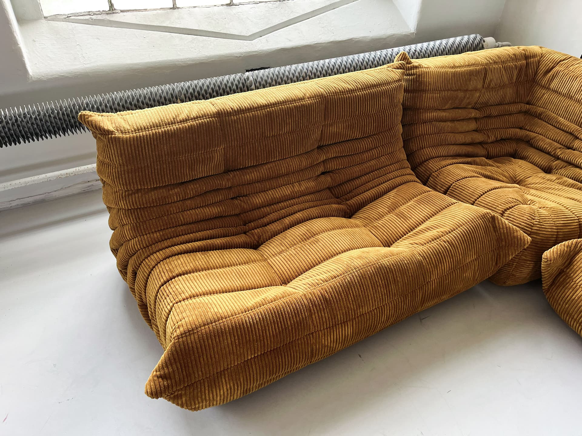 Zestaw wypoczynkowy Togo 5 części, cord piaskowy brąz - 166074