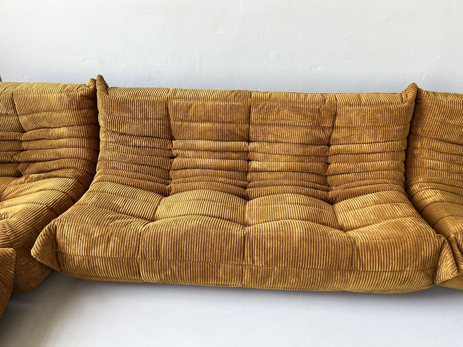 Zestaw wypoczynkowy Togo 5 części, cord piaskowy brąz - 166069