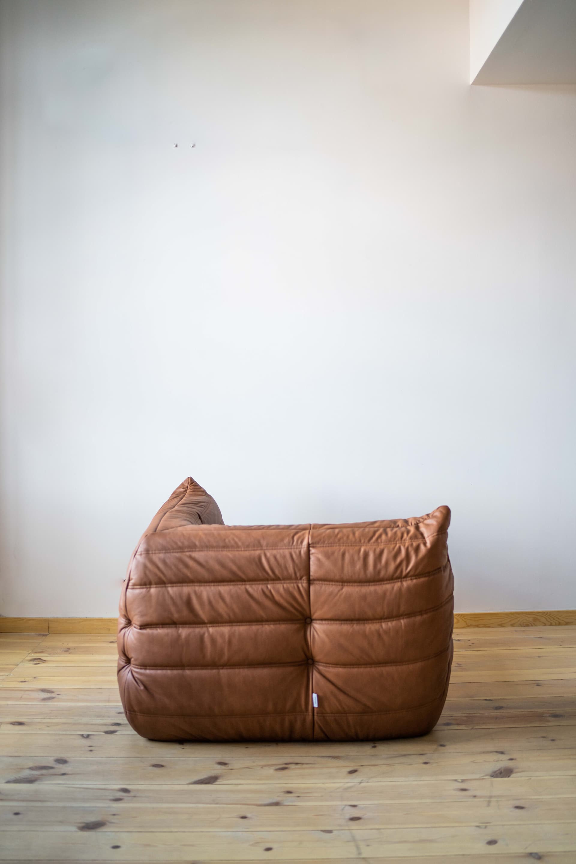 Narożnik Togo, skóra brązowa folk - 165492