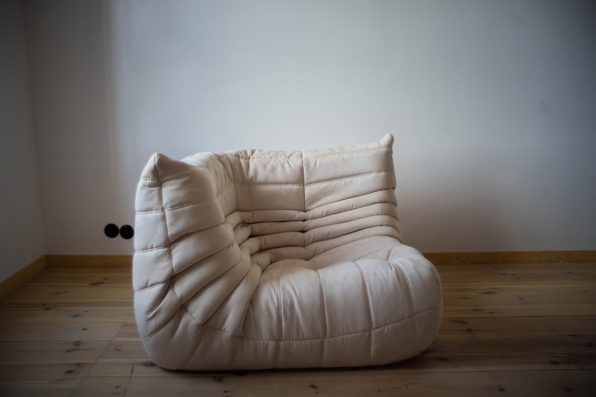 Narożnik Togo, velvet off-white - 165362