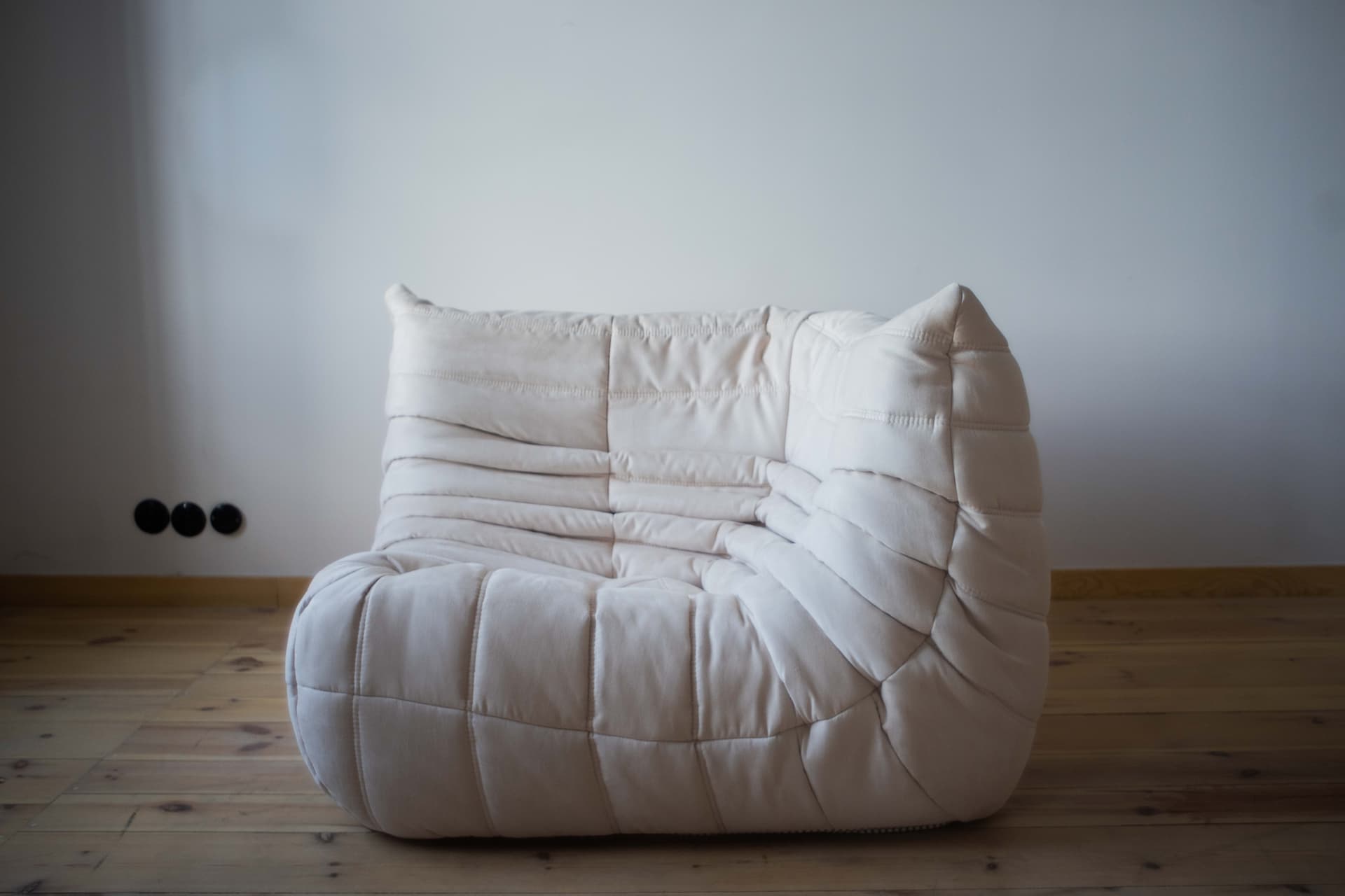 Narożnik Togo, velvet off-white - 165356