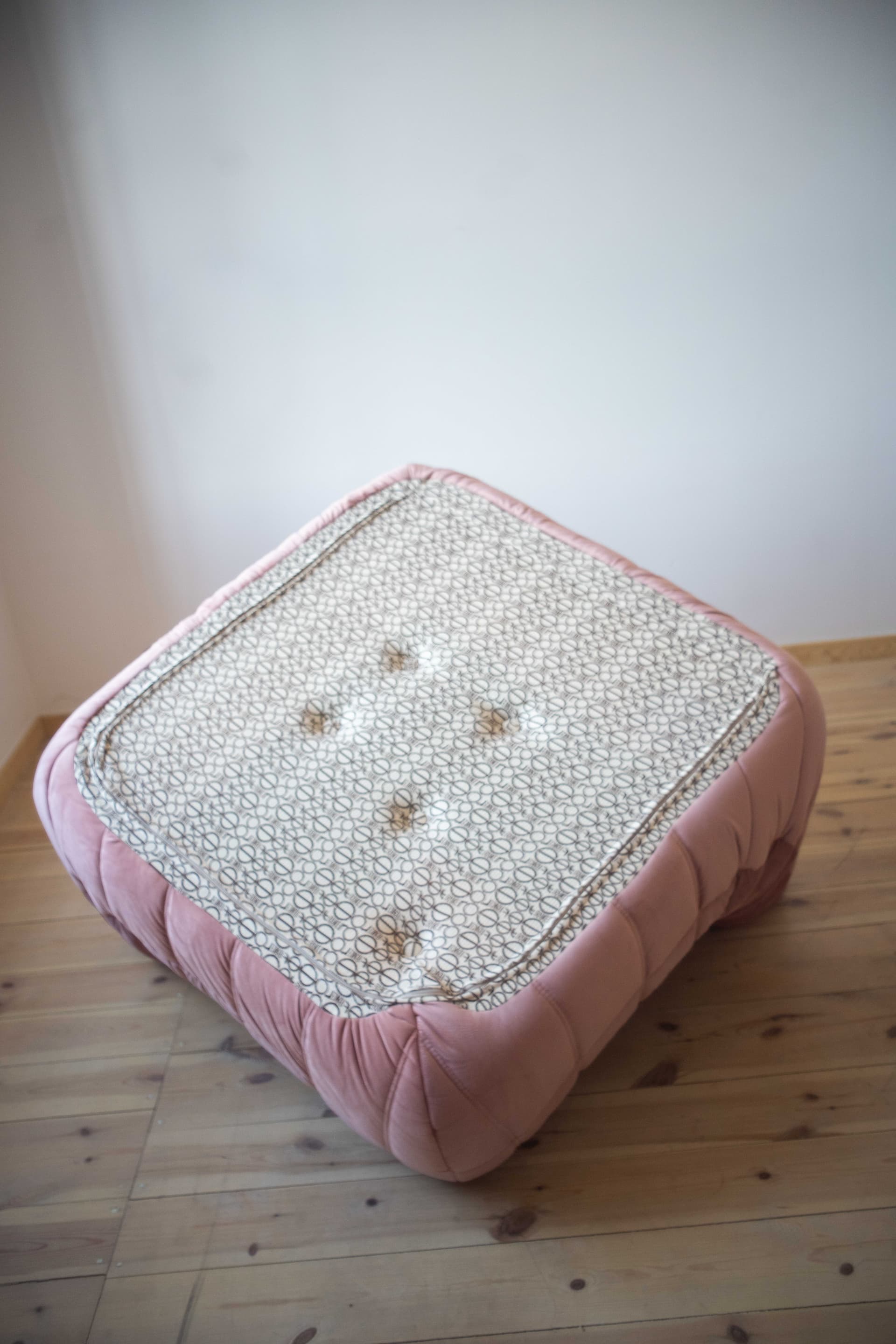 Narożnik Togo, velvet perłowy róż - 165377