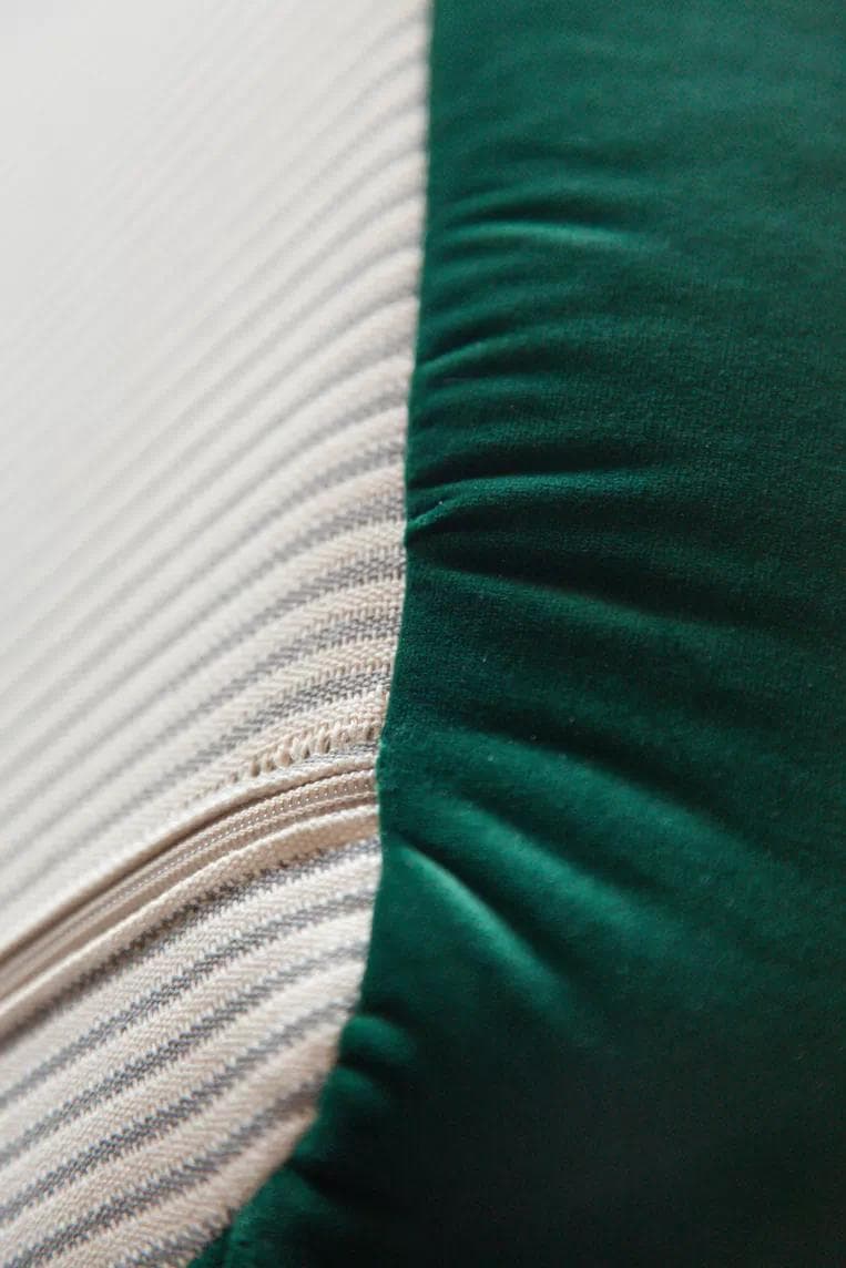 Fotel wypoczynkowy Togo z podnóżkiem, velvet zielony szmaragd - 166339