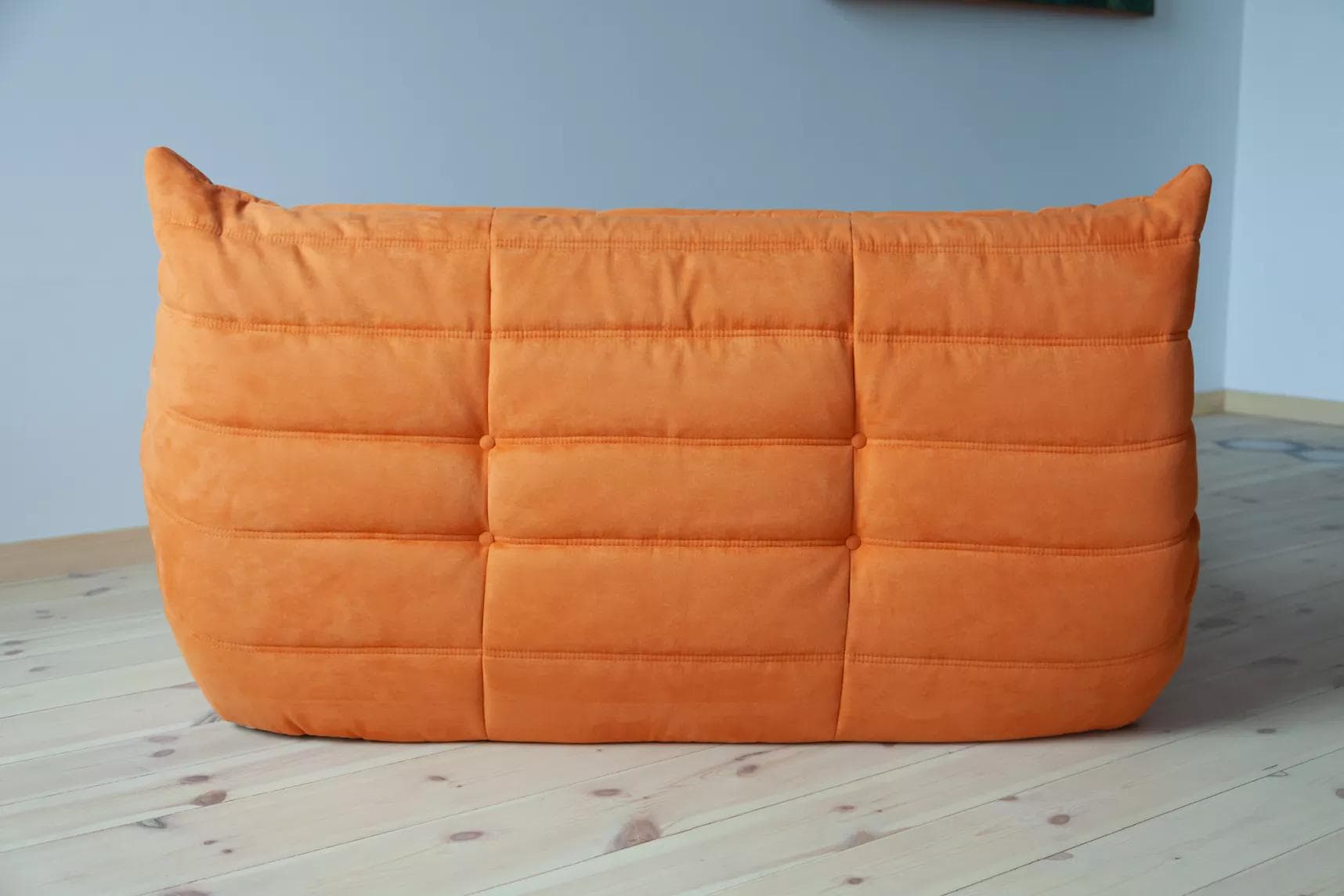 Sofa Togo dwuosobowa, mikrofibra pomarańcz - 166591