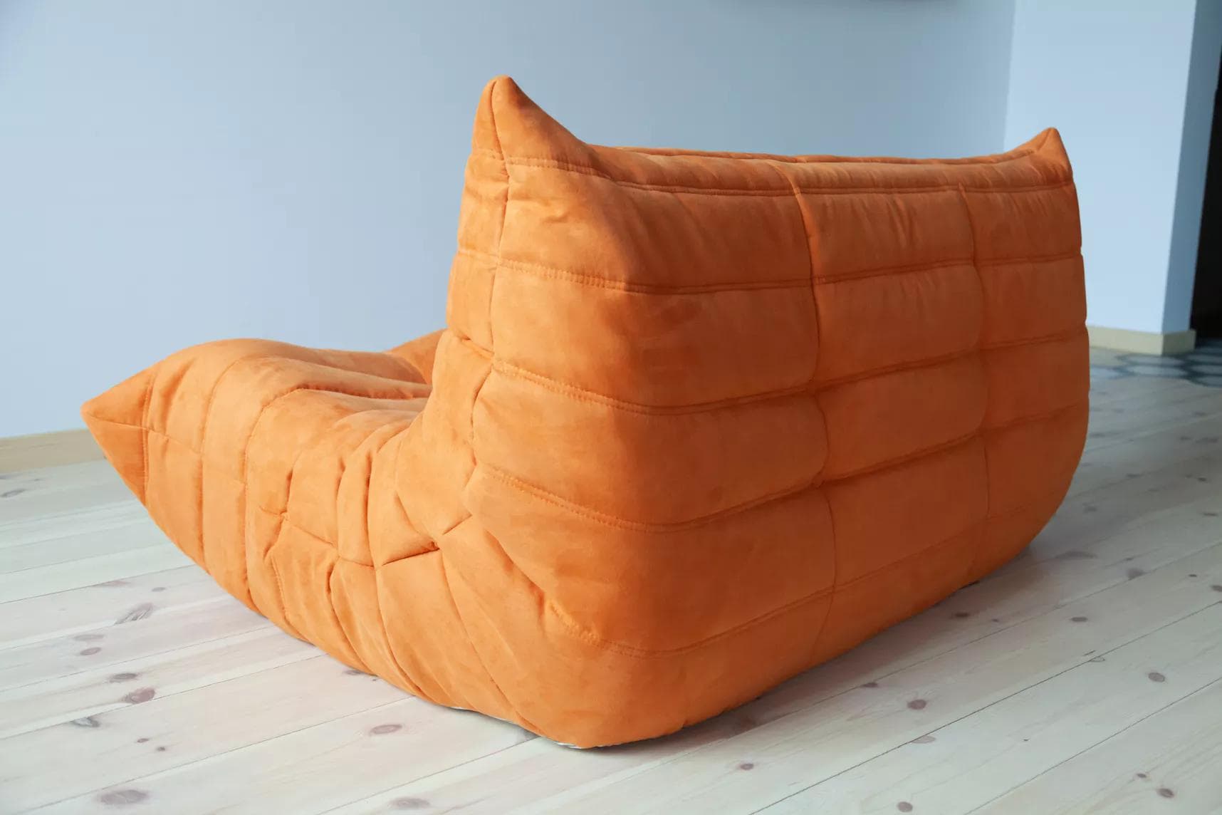 Sofa Togo dwuosobowa, mikrofibra pomarańcz - 166586