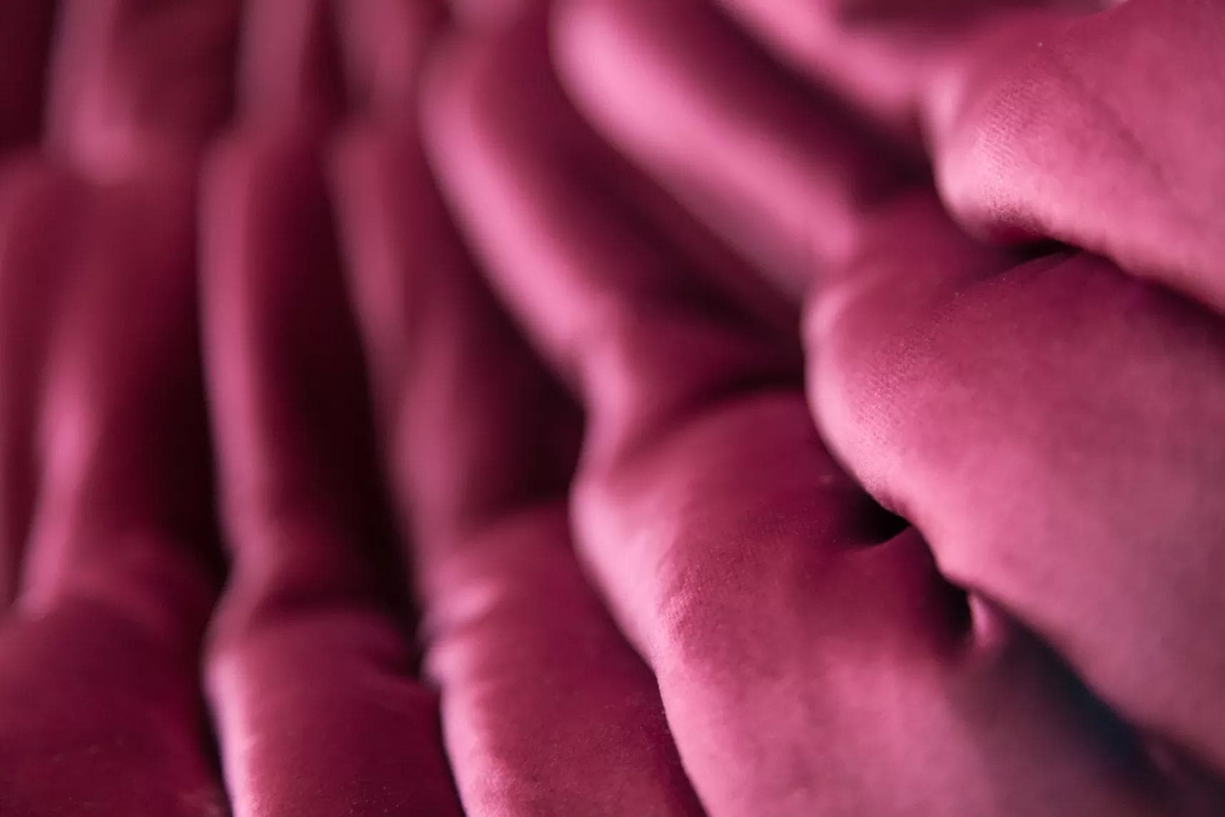 Sofa Togo dwuosobowa, velvet bordowy - 166285