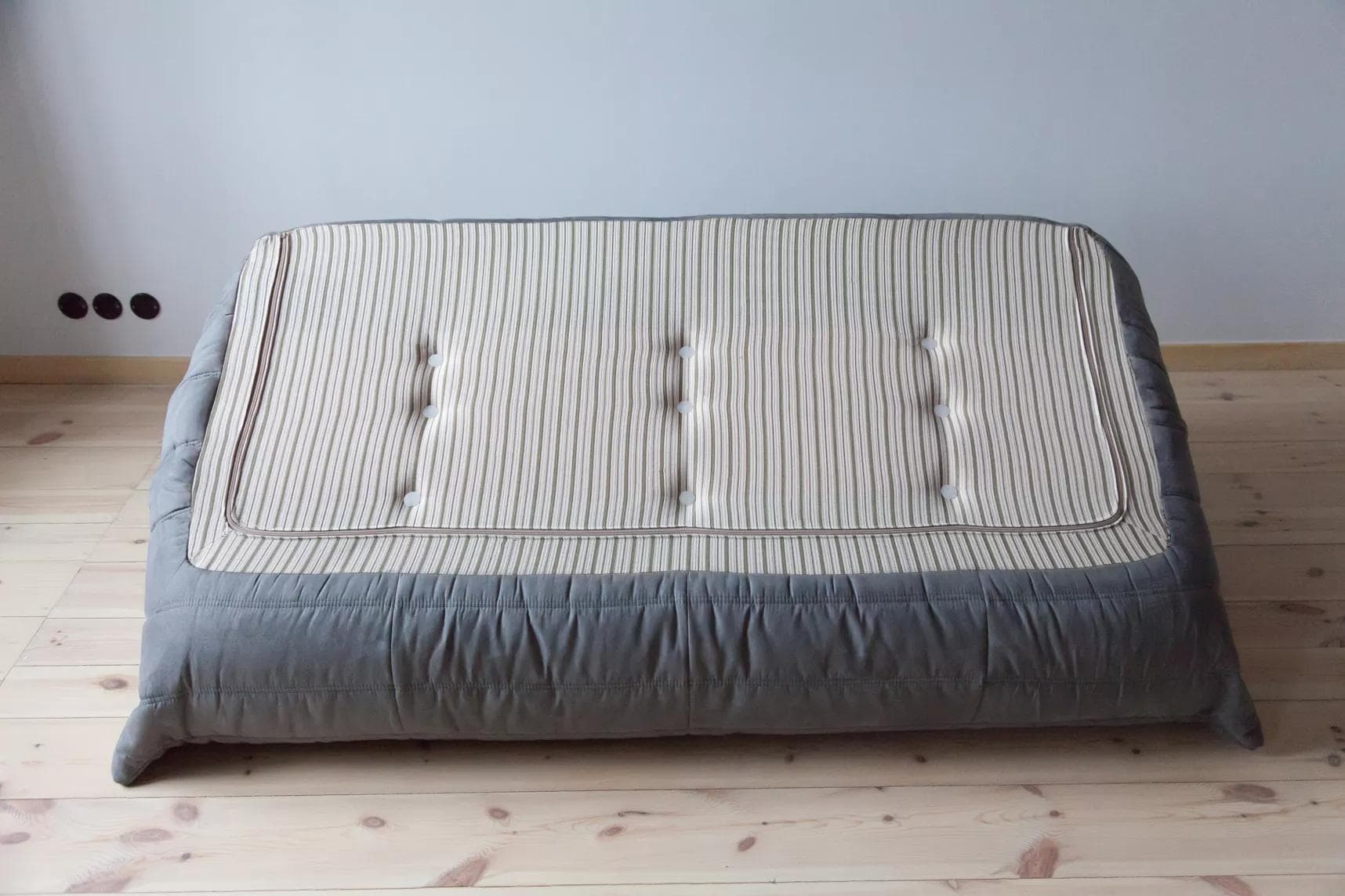 Sofa Togo trzyosobowa, mikrofibra szara - 166507