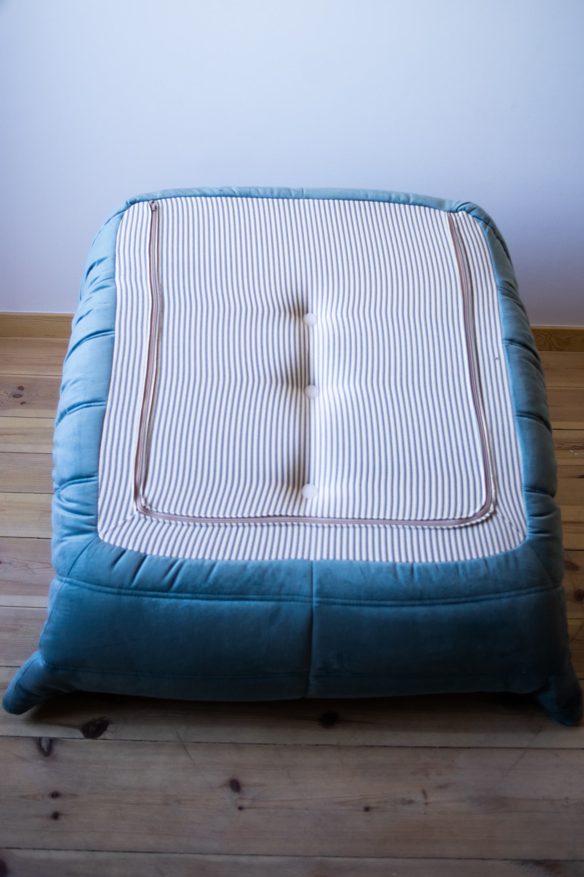 Zestaw wypoczynkowy Togo 5 części, velvet błękitny lazur - 166747