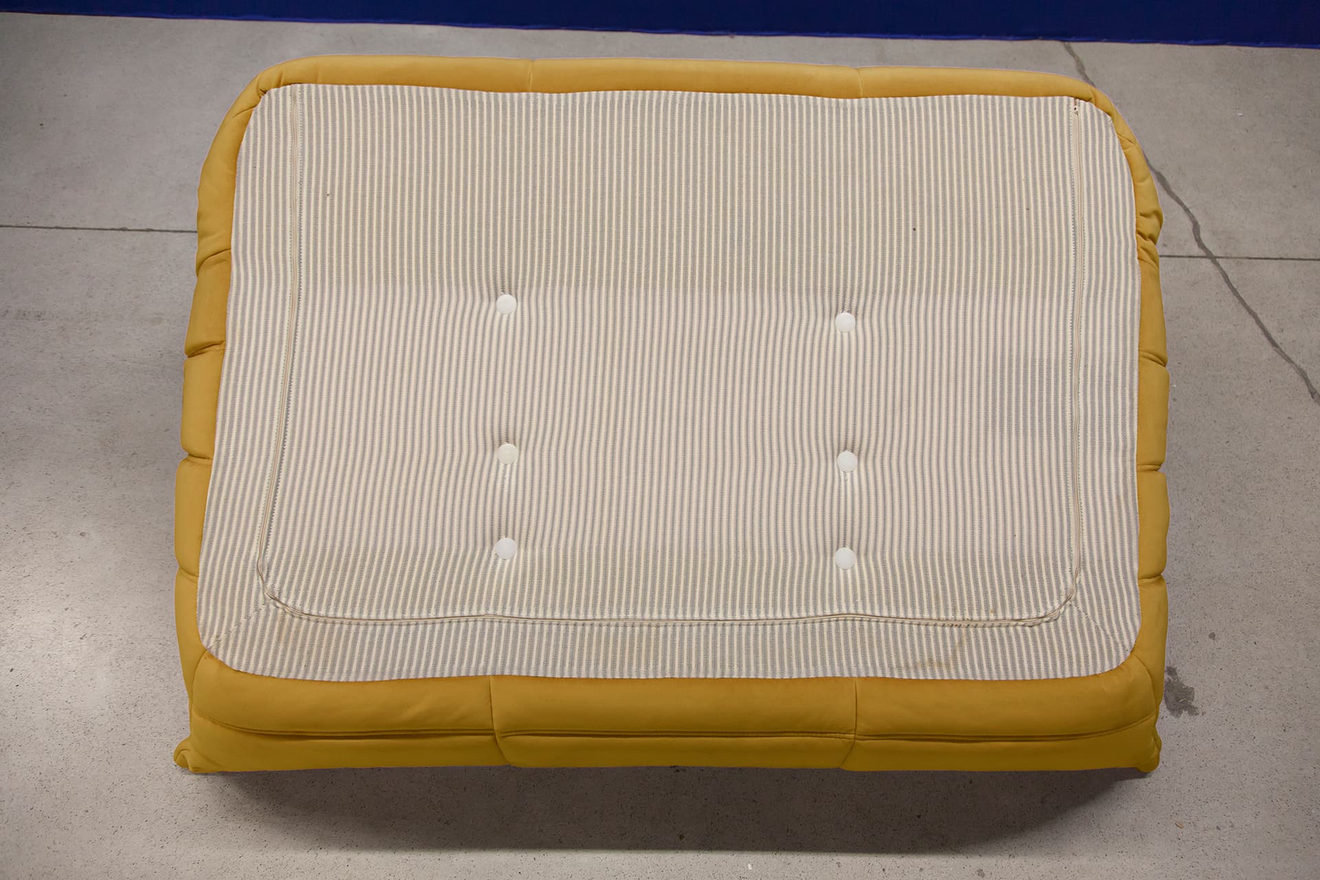 Zestaw wypoczynkowy Togo 5 części, velvet musztardowy żółty - 166609