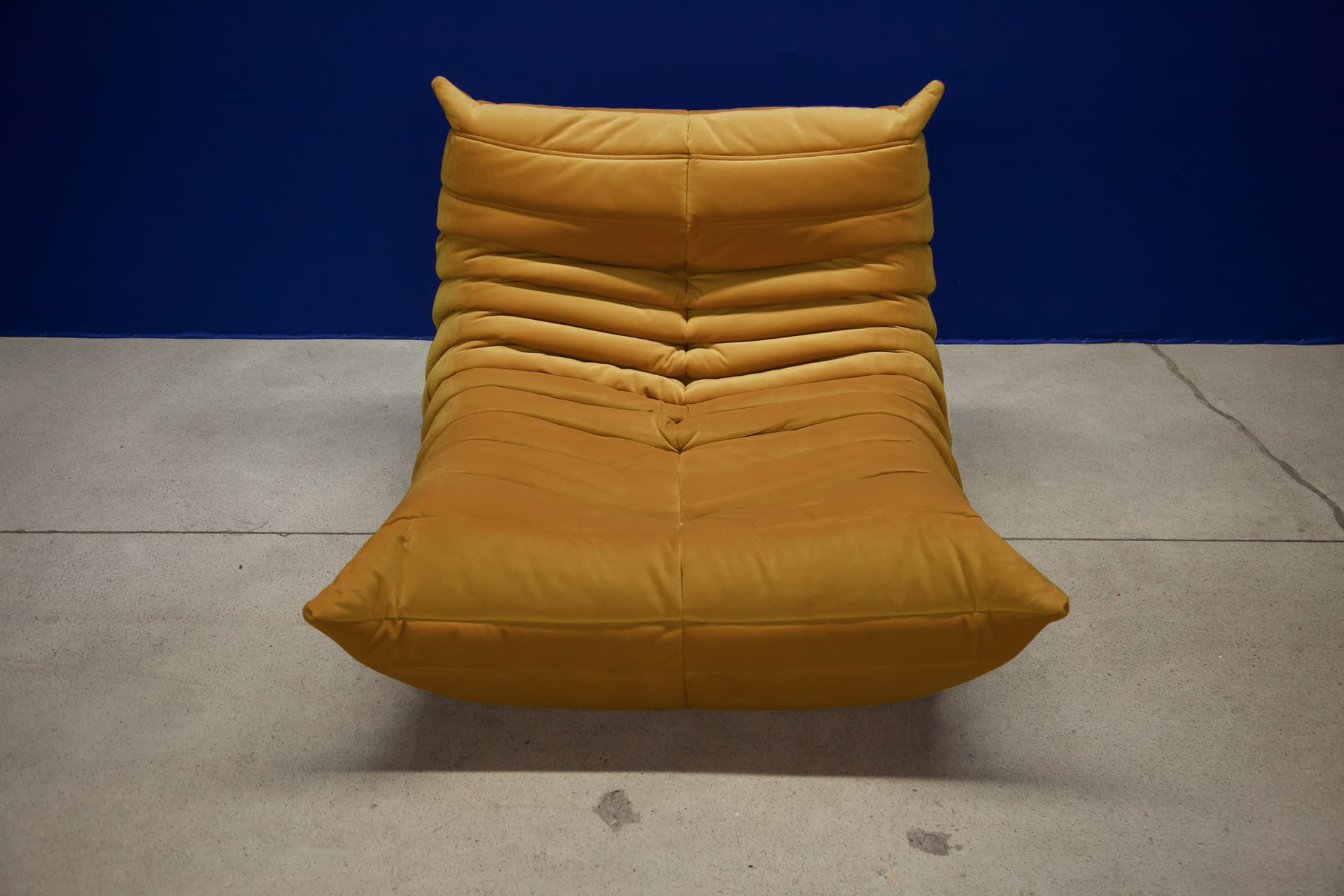 Zestaw wypoczynkowy Togo 5 części, velvet musztardowy żółty - 166613