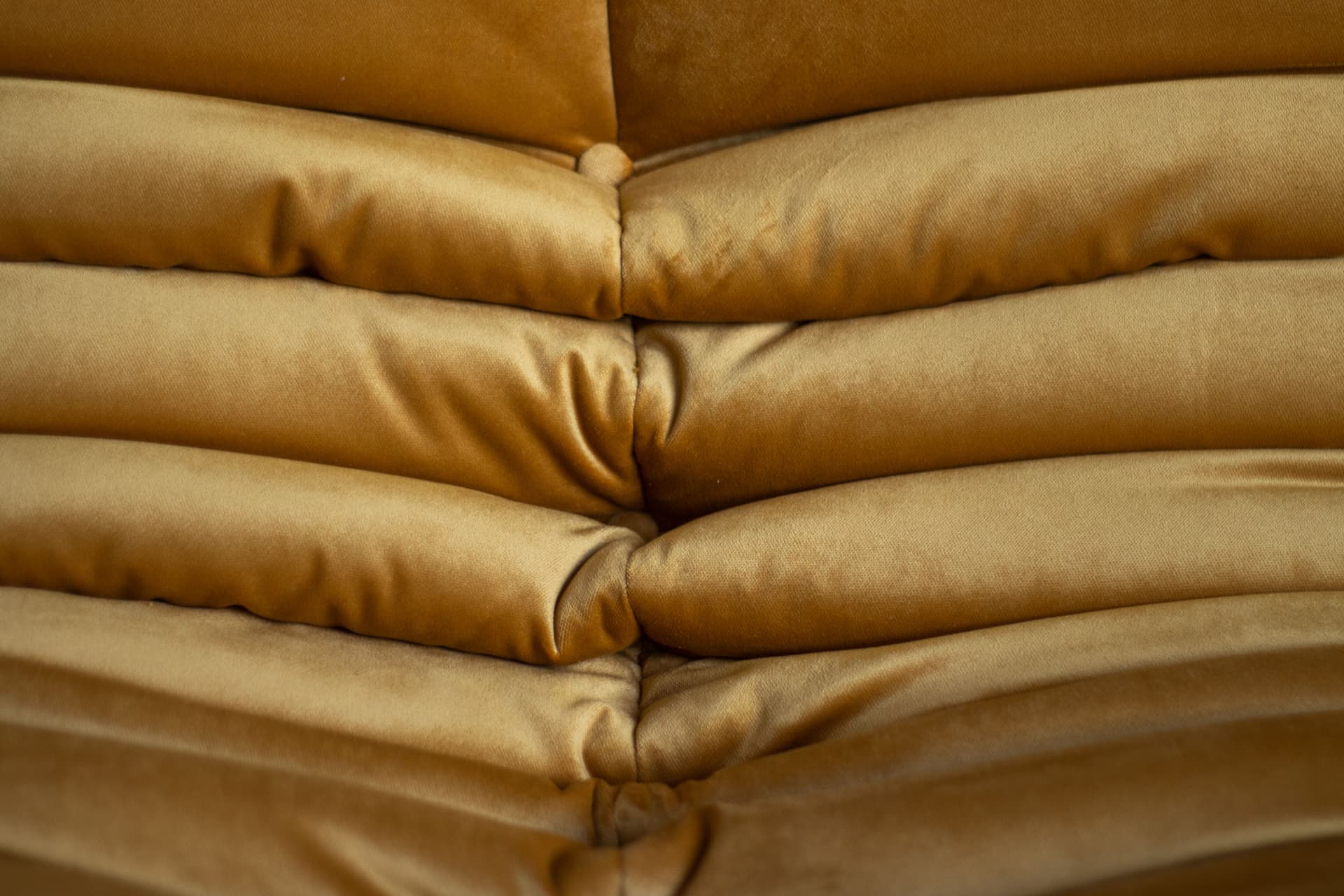 Zestaw wypoczynkowy Togo 5 części, velvet złoty - 166530