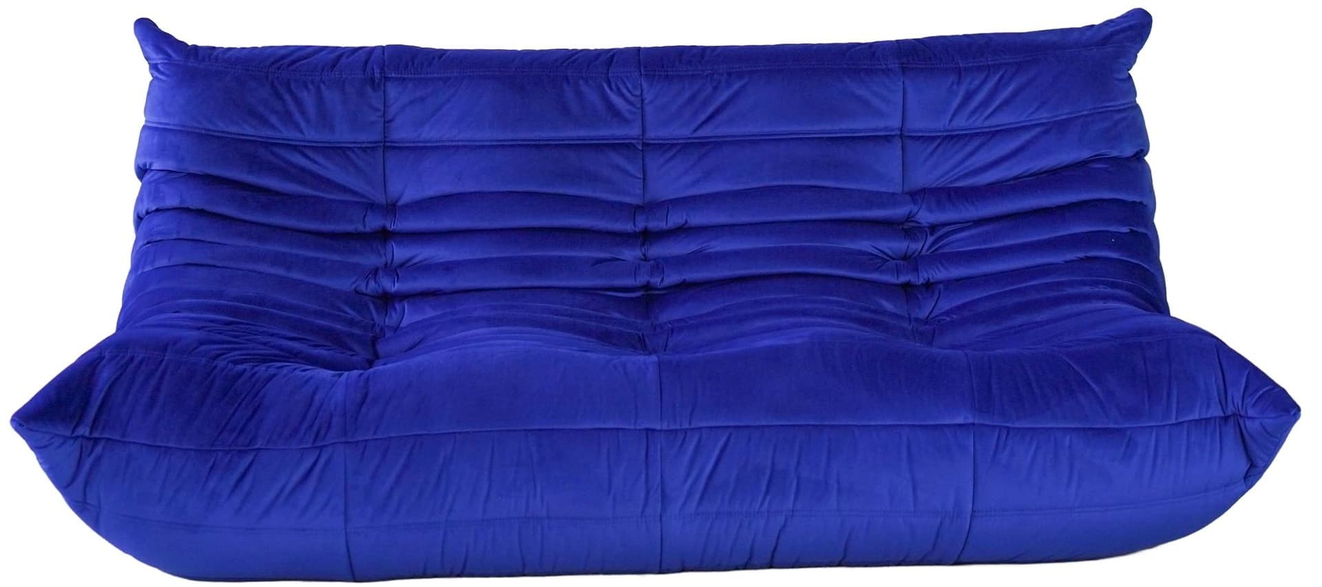 Sofa Togo trzyosobowa, velvet kobalt - 59402