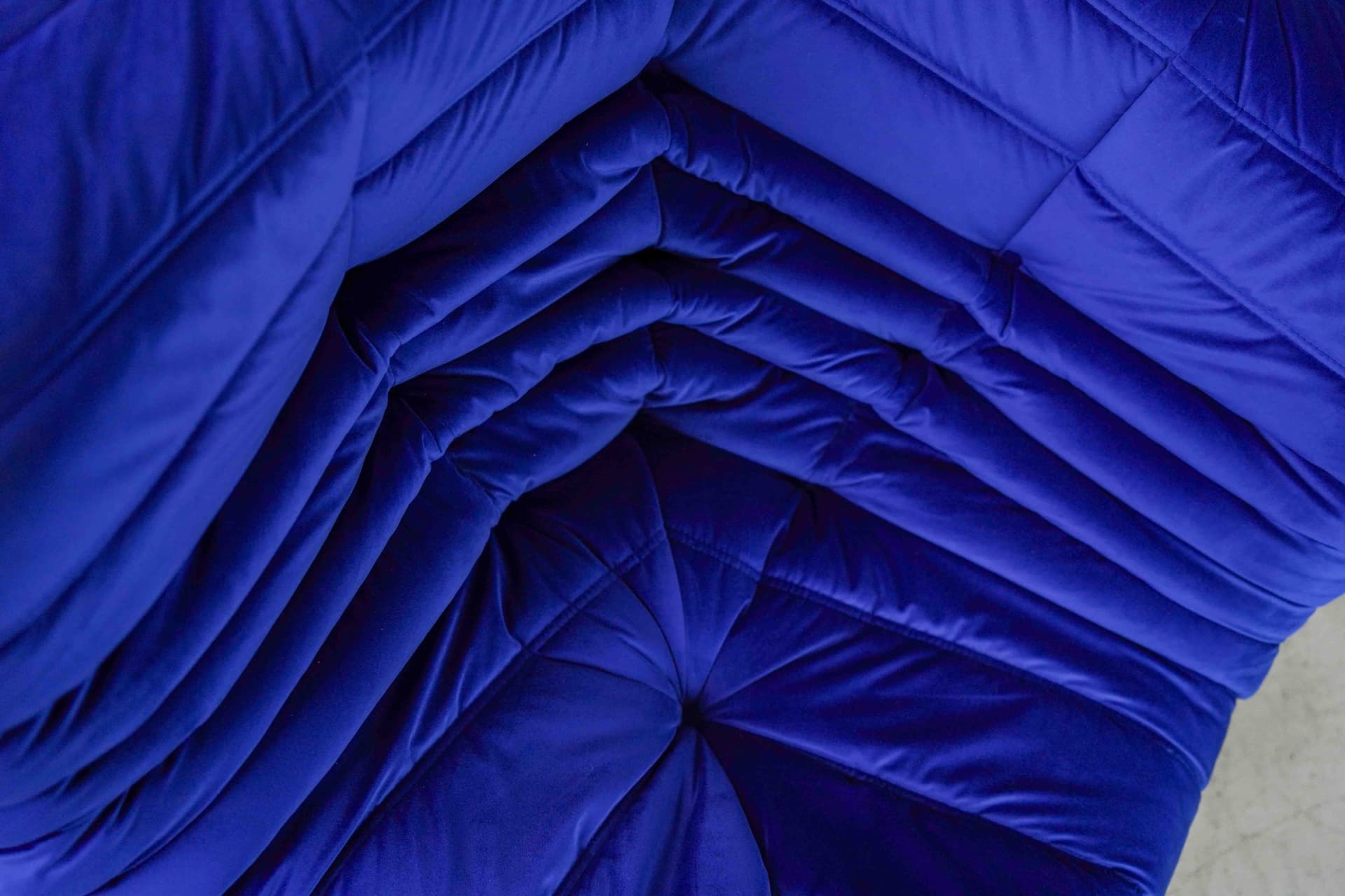 Narożnik Togo, velvet kobalt - 166769