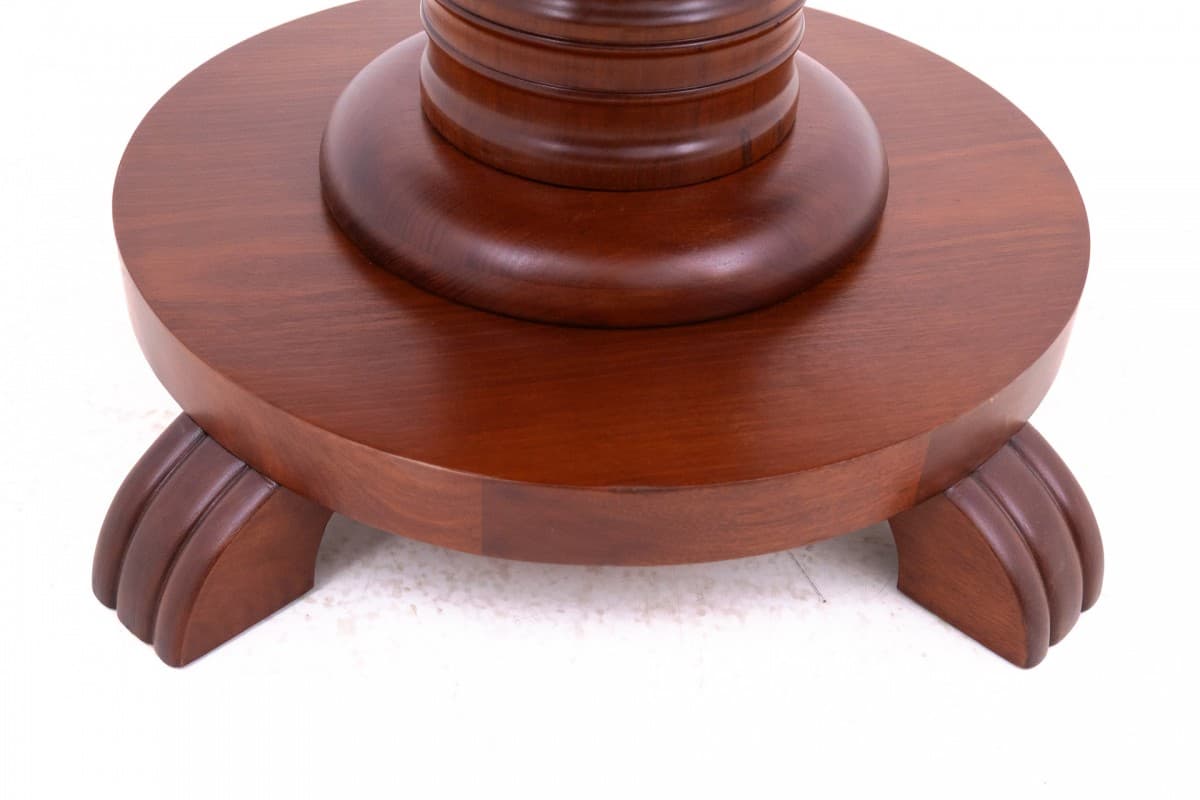 Mahoniowy okrągły stół, Europa Północna, przełom XIX i XX wieku - 49729