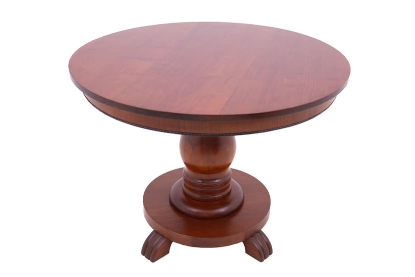 Mahoniowy okrągły stół, Europa Północna, przełom XIX i XX wieku