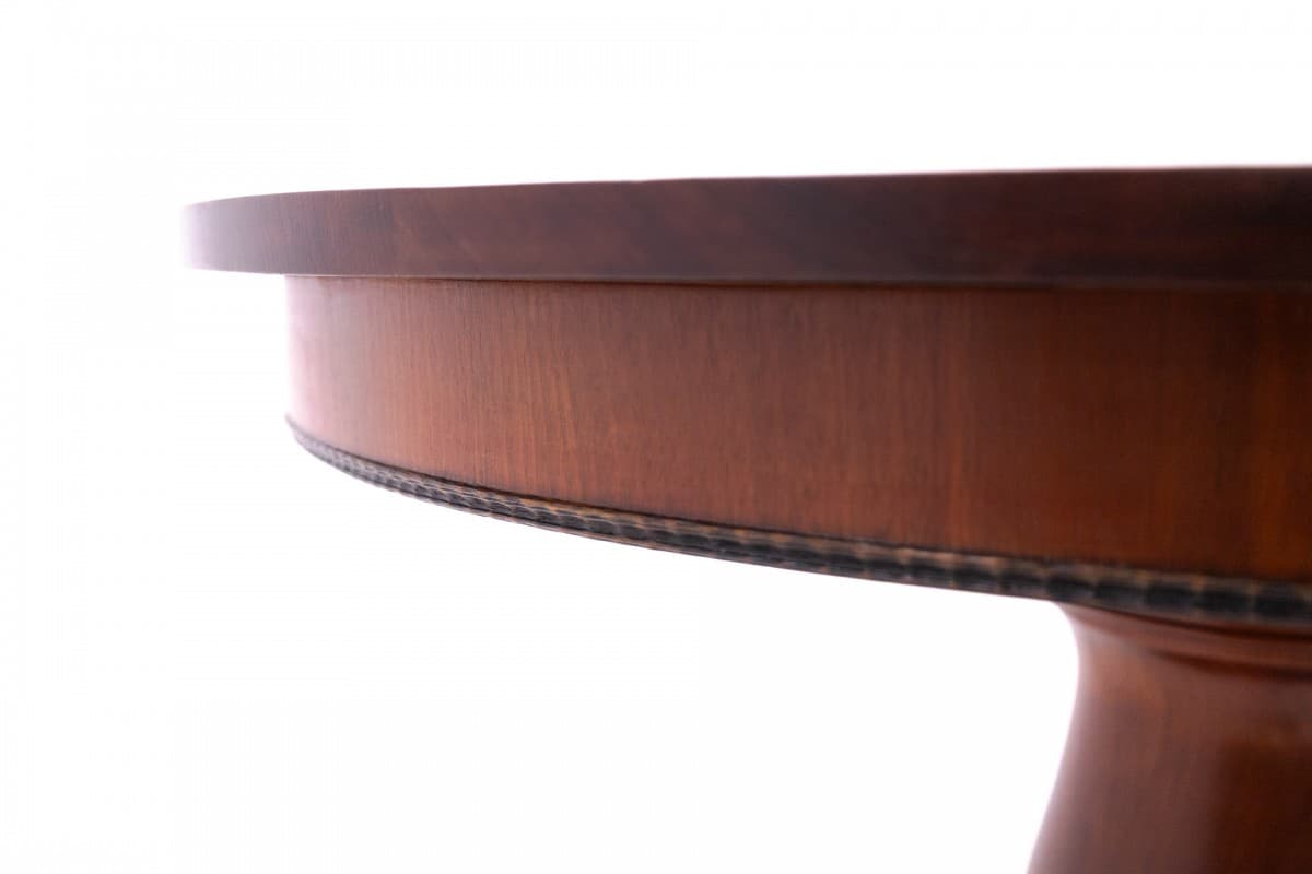 Mahoniowy okrągły stół, Europa Północna, przełom XIX i XX wieku - 49727