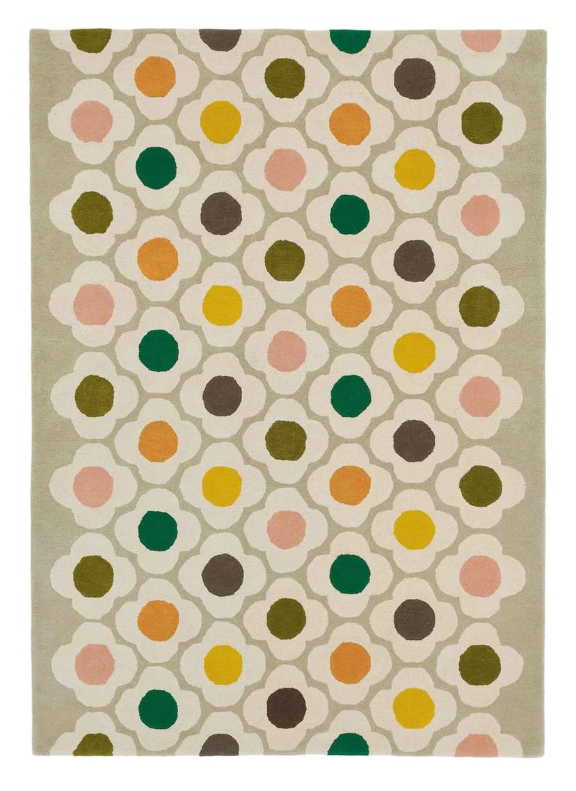 Dywan Spot Flower Multi 120x180 cm, wielokolorowy, wełna, Orla Kiely