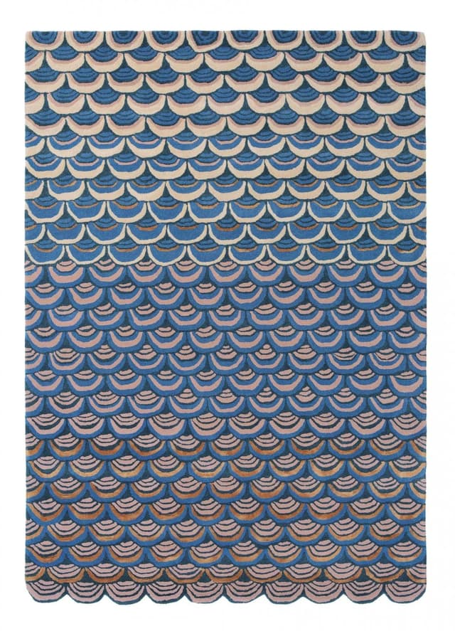 Dywan Masquerade Blue 170x240 cm niebieski, różowy, wełna, Ted Baker - WYMIARY